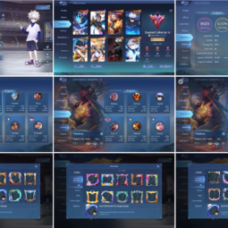 #272NF | Lv 124 Heroes 127 Skins . 1 Legend . 2 Coll . 3 EpicLimit . 1 Hunter . 1 JJK . 2 Aspirant . 1 StarWars . 1 Exorcist . 34 EpicShop 1